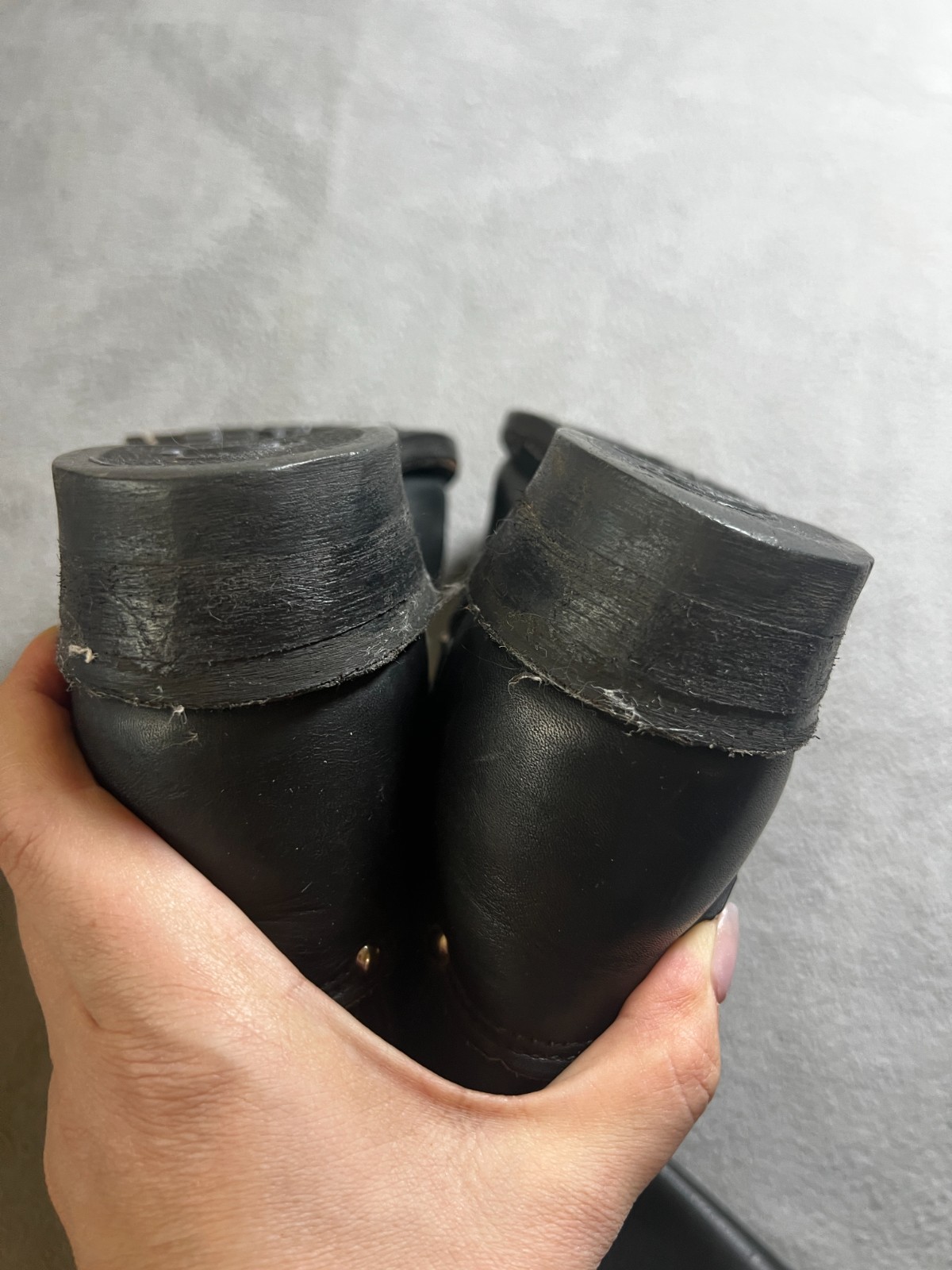 HARLEY-DAVIDSON Womens BOOTS 8 Black kazak Bicker low heel genuine leather shoes