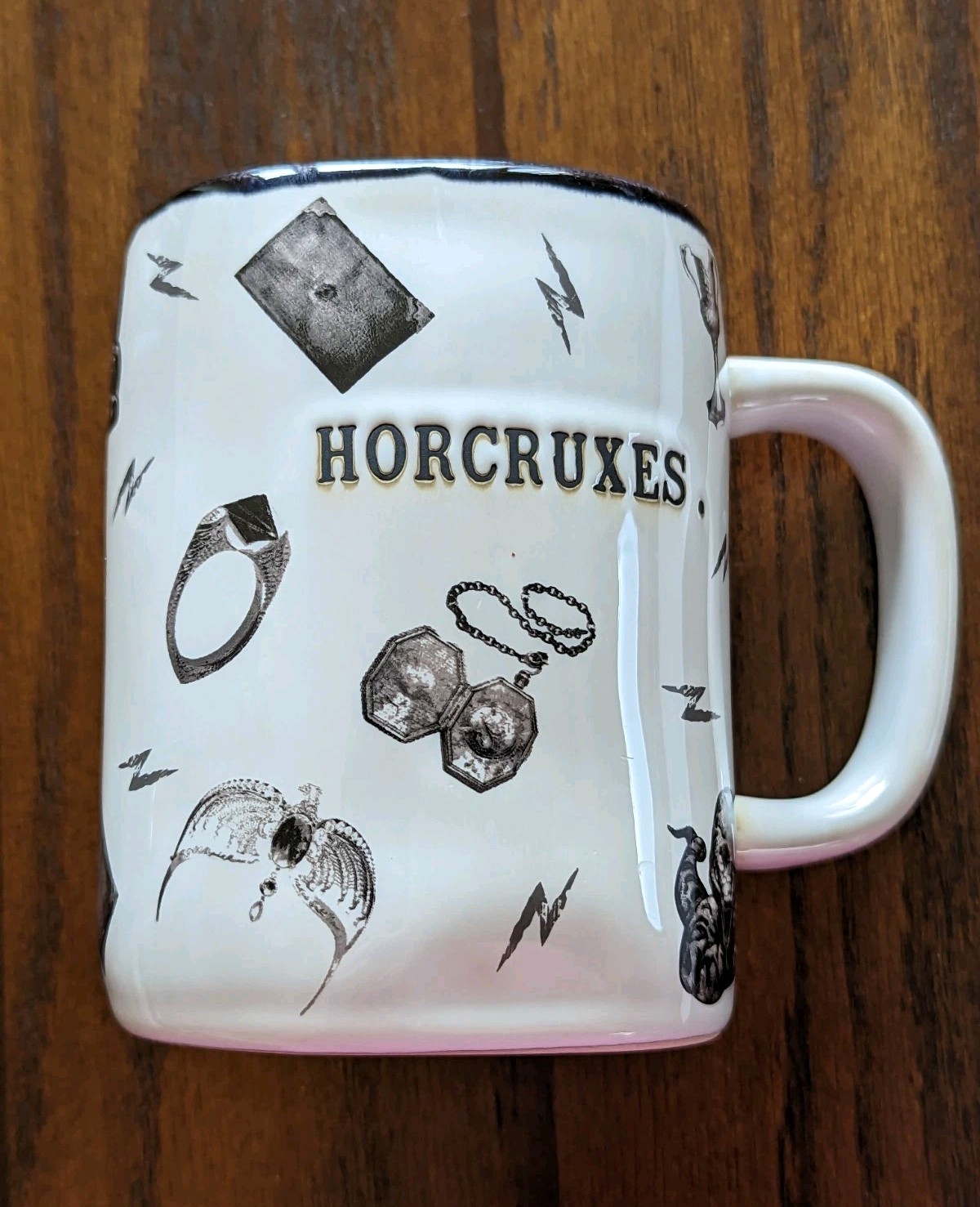 HORCRUXES . Harry Potter Rae Dunn Mug Collectible Wizard Magic Fantasy 20oz