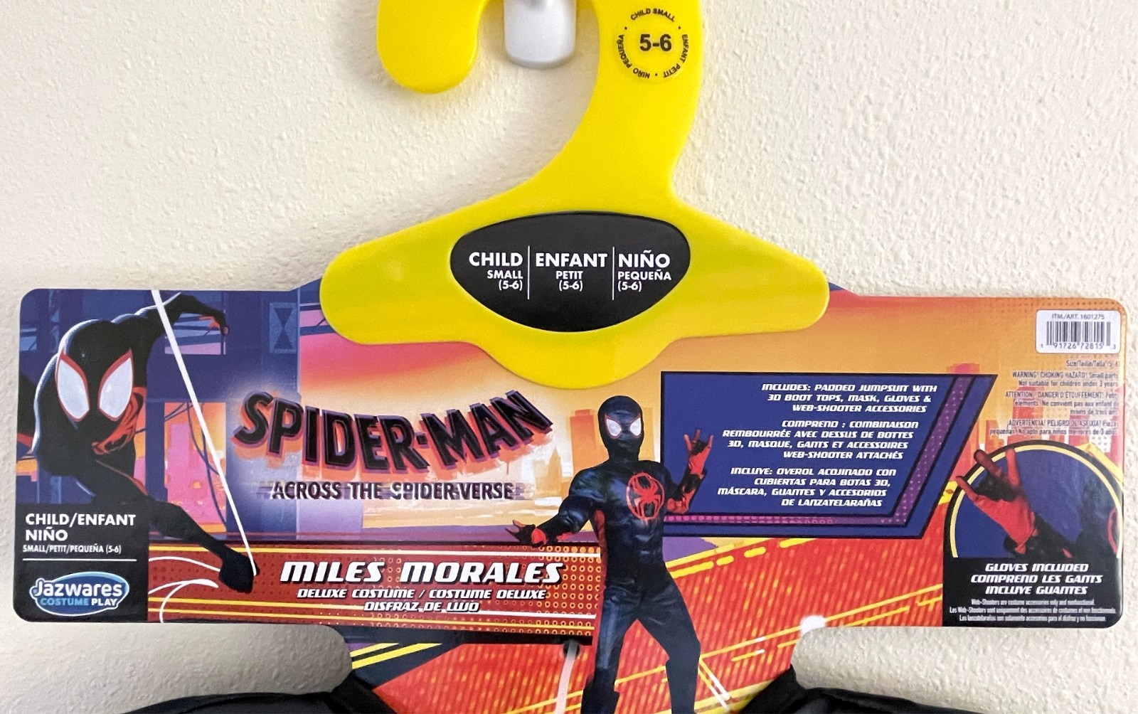 Spider-Man Miles Morales Costume (Child Small) Jazwares