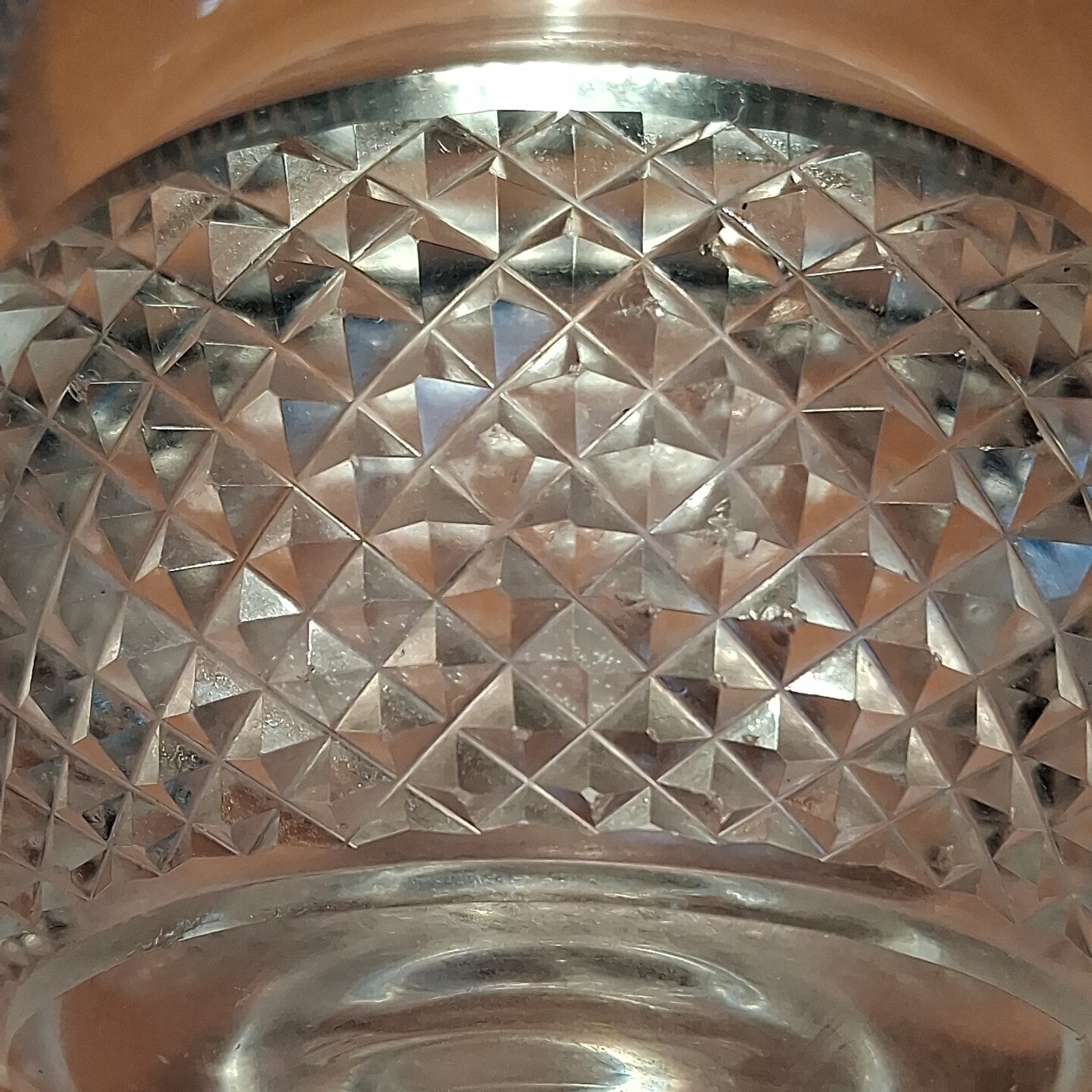 Antique ANGLO IRISH Crystal Georgian SWEETMEAT JAR