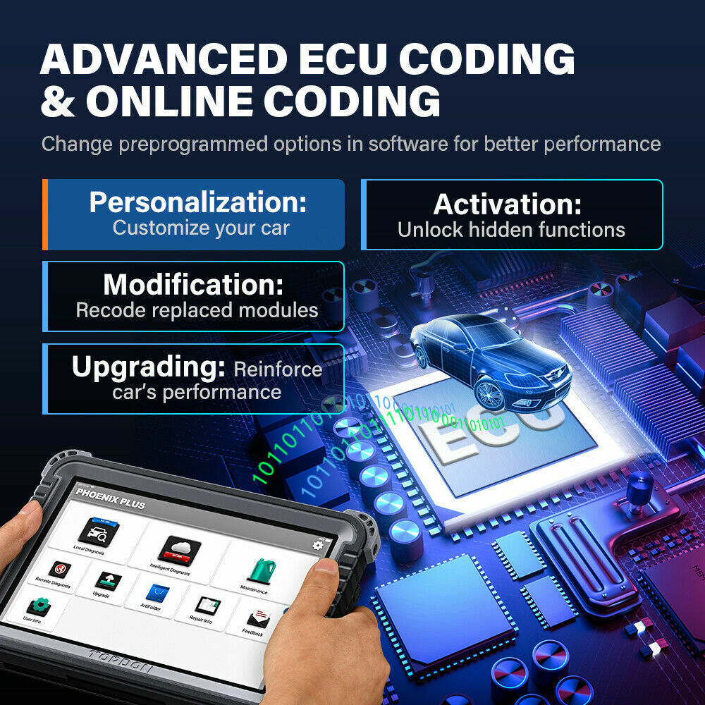 2024 TOPDON Phoenix Plus Key Programming Tool Full System Diagnostic Scanner