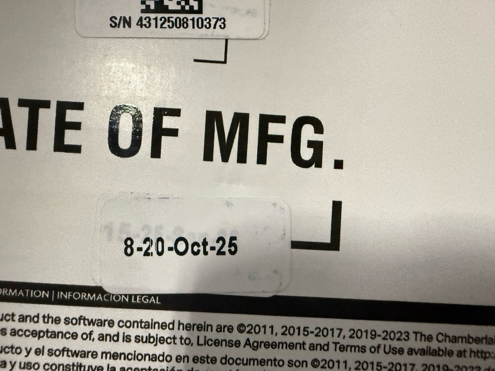 Chamberlain Garage Door Opener 3/4 HP B4505T Quiet Drive Belt with MYQ