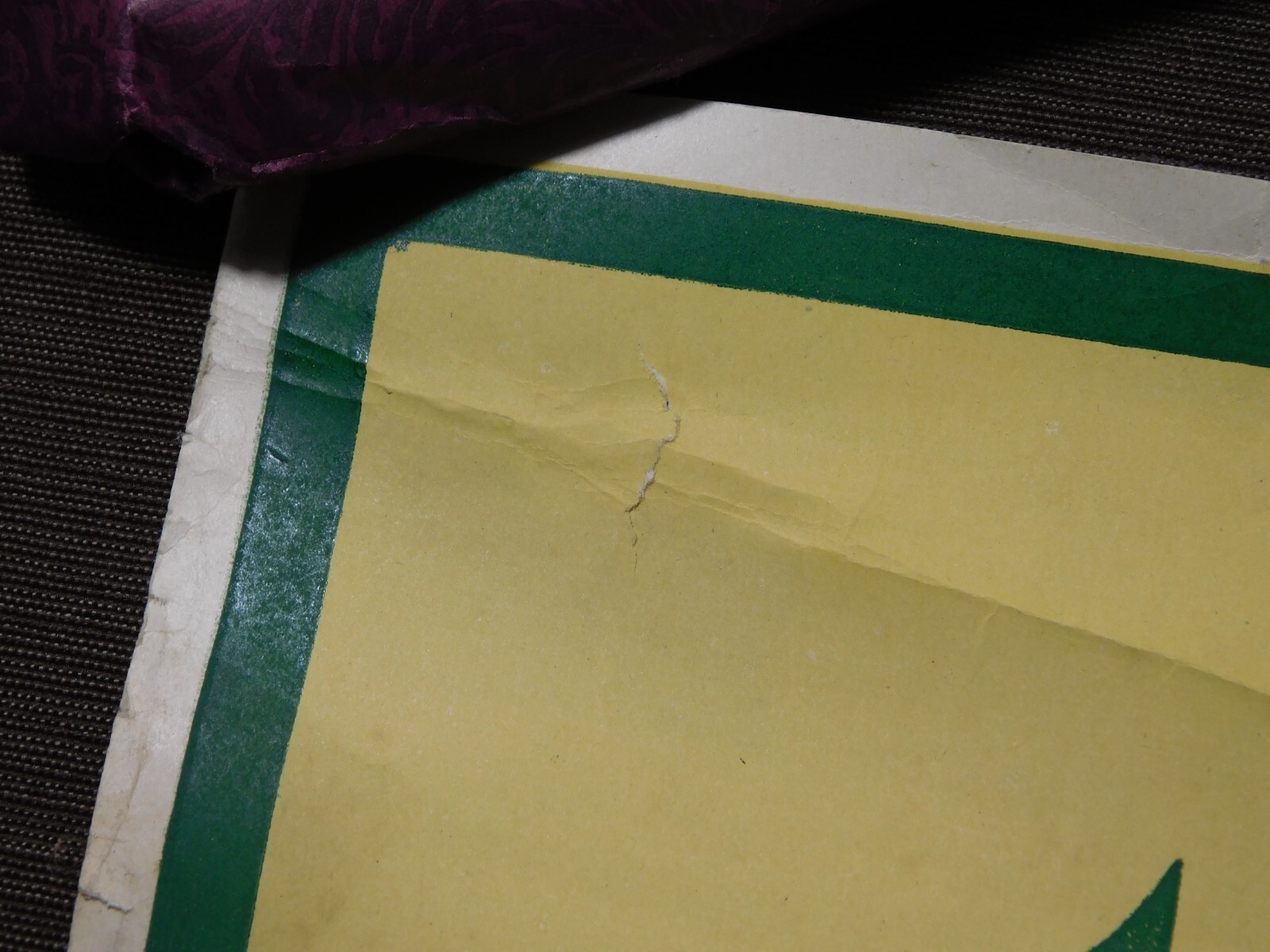 Vintage WWI World War 1 Victory Liberty Loan Poster, Used