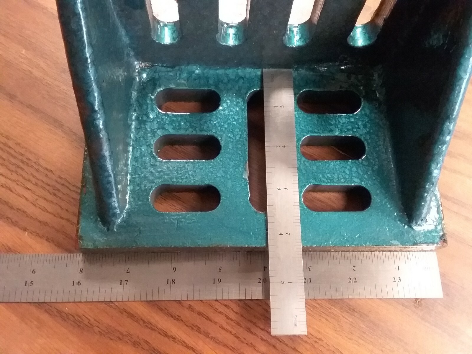 Slotted Angle Plate webbed End 8x6x5" high tensil cast iron accurate ground-new