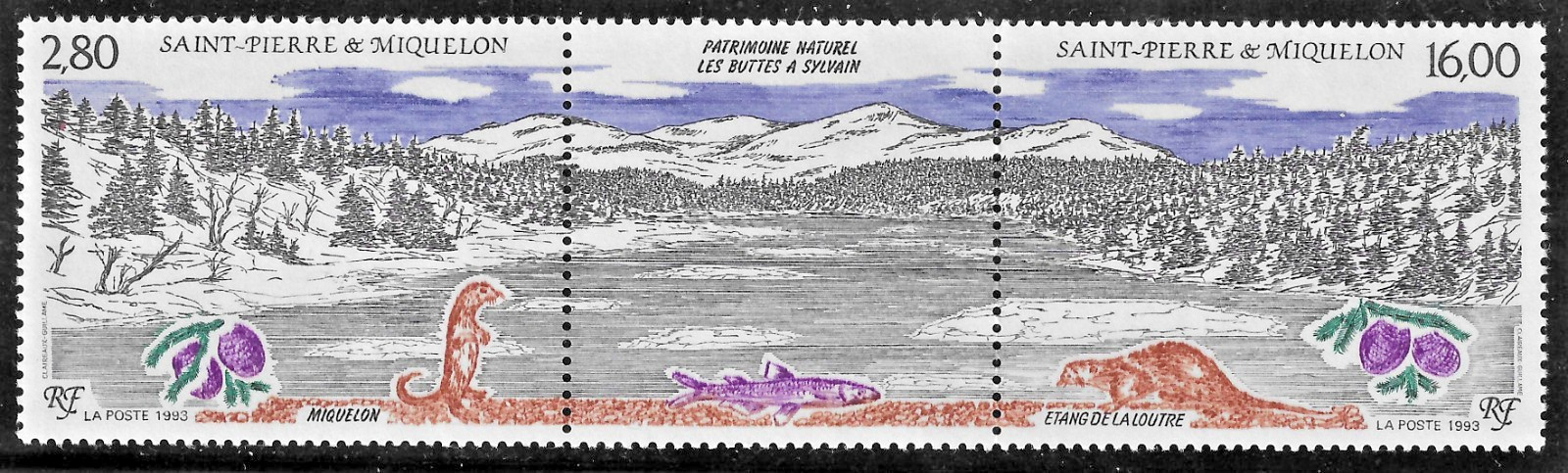 St. Pierre & Miquelon (1993) - Scott # 594a,   MNH