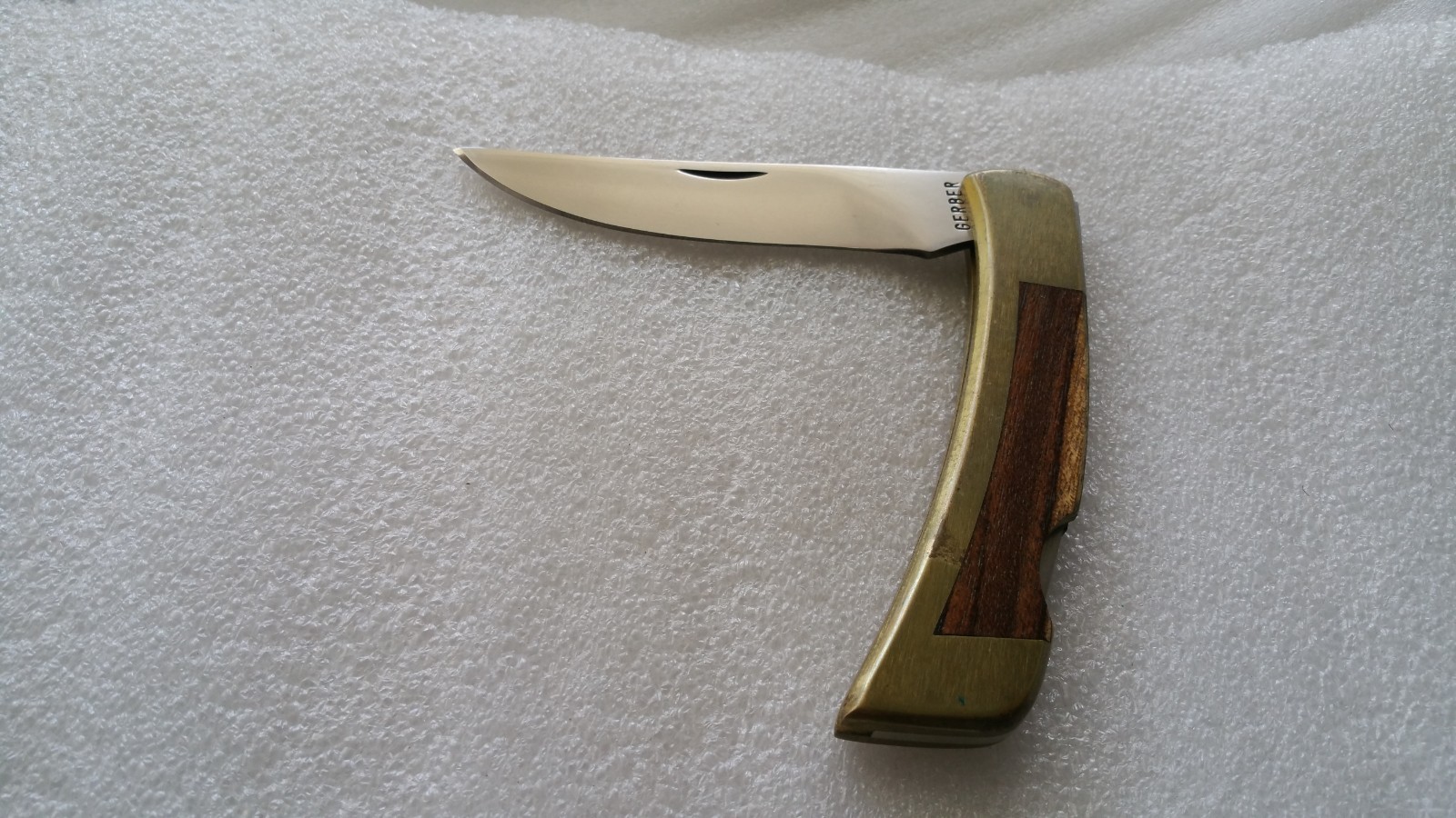 Gerber Sportsman II 2 Pocket Knife Folding Lockback Hunter Vintage + Sheath 80's