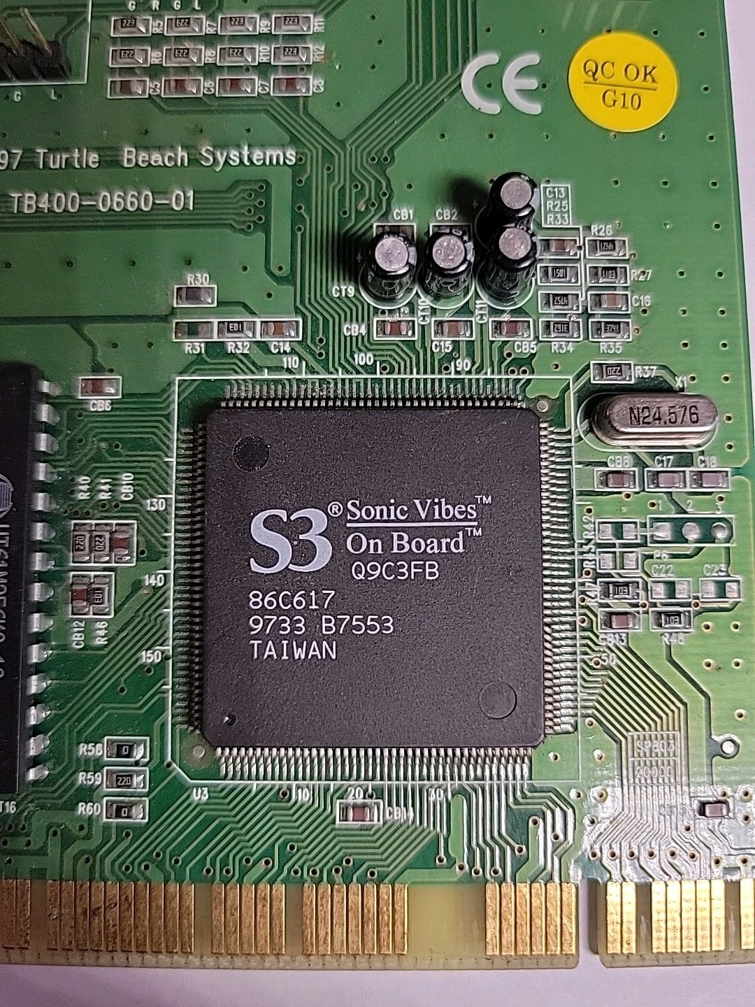 Turtle Beach Daytona TB400-0660-01 PCI Wavetable Sound Card for Vintage Computer