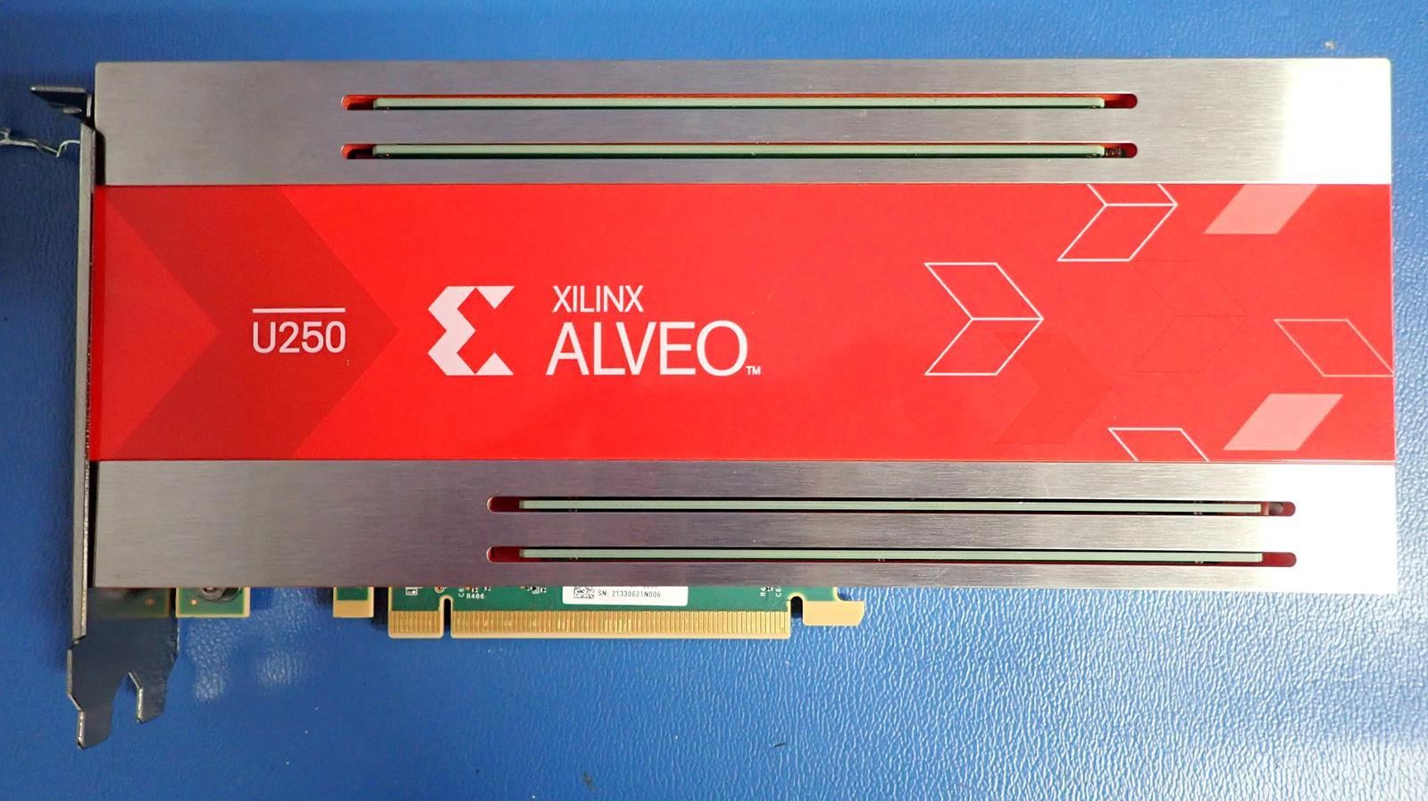 XILINX ALVEO U250 Data Center Accelerator Card w/ Power Cable | A-U250-P64G