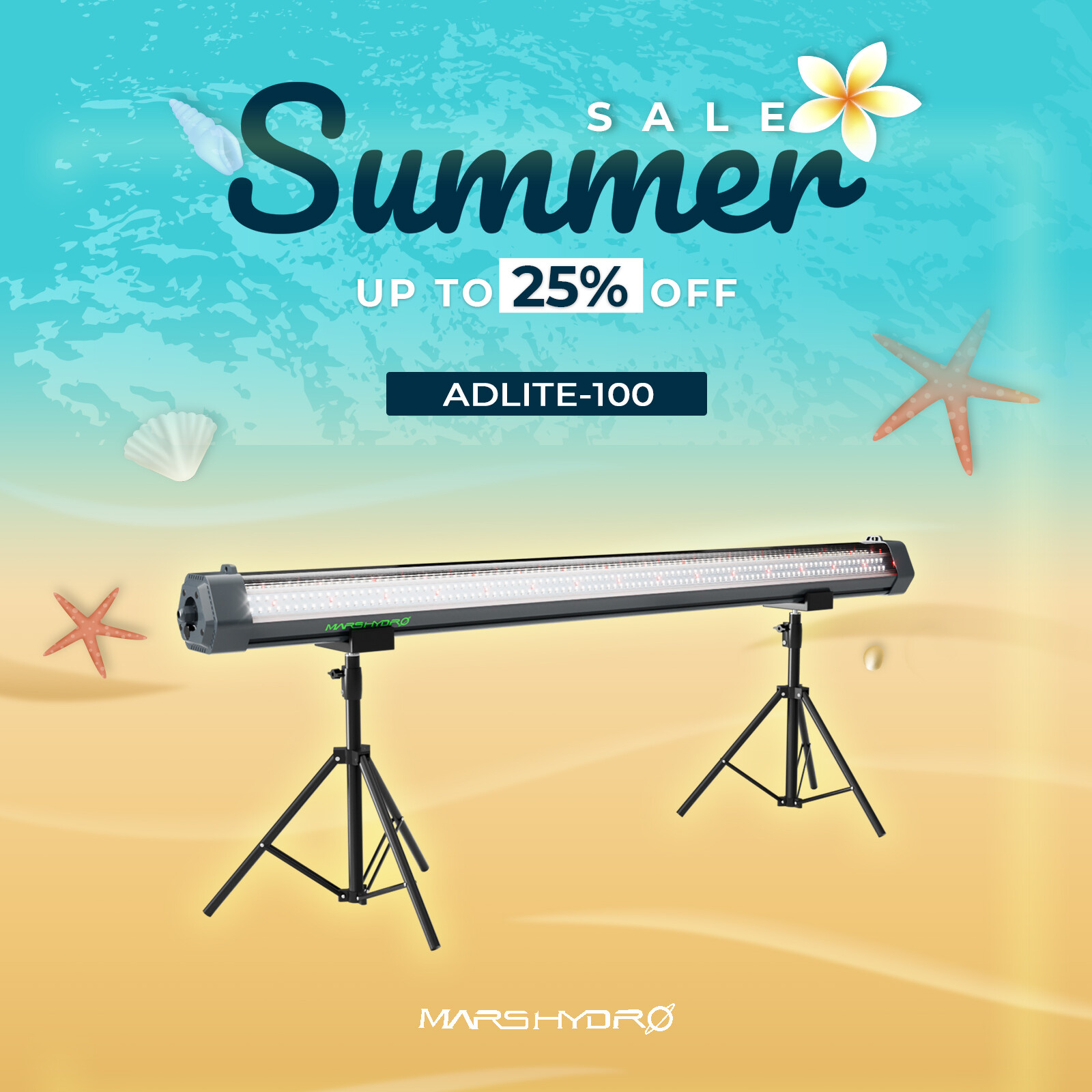 Mars Hydro ADlite 100 Under Canopy 100W SUPPLEMENTAL LED GROW LIGHT BAR