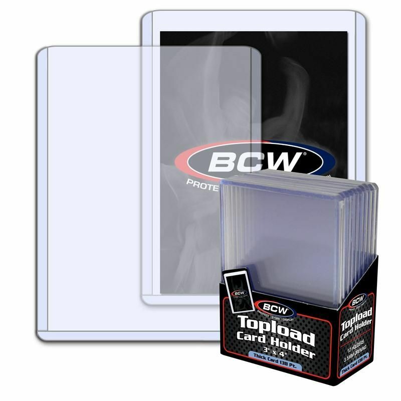 YOU PICK! BCW Top Loaders 35 59 79 108 138 168 197 pt Sleeves Team Bags 55 75