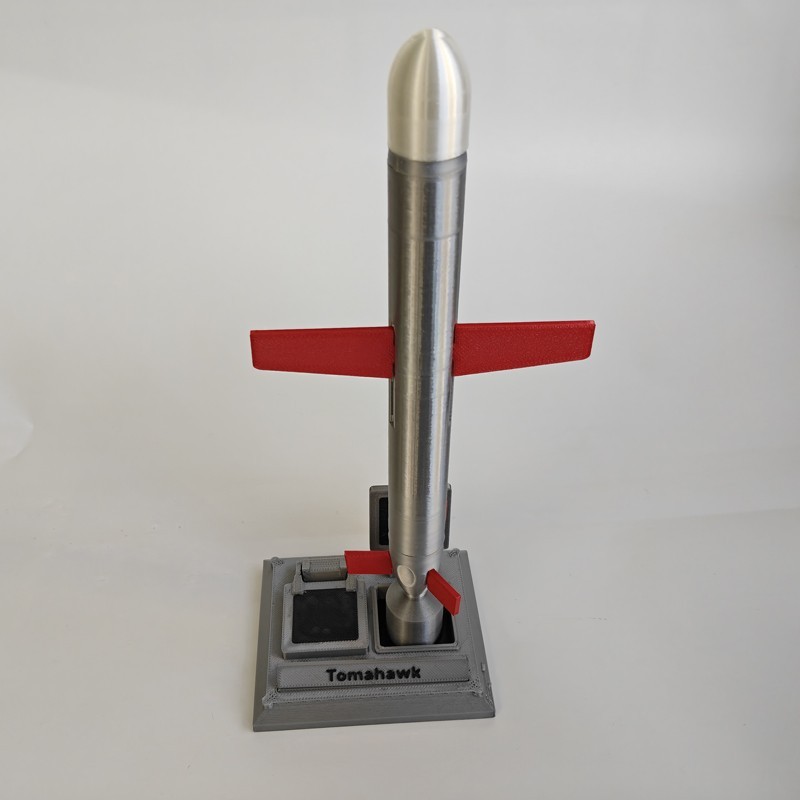 1:30 US Navy Tomahawk Cruise Missile Model 20cm 3D Printed Military Collection