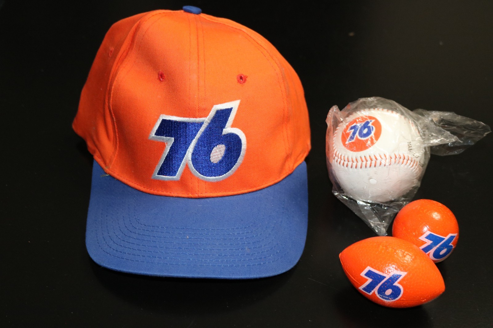 Union 76 Gas Station Item - Snapback Baseball Hat, Baseball, 2 Antenna Toppers