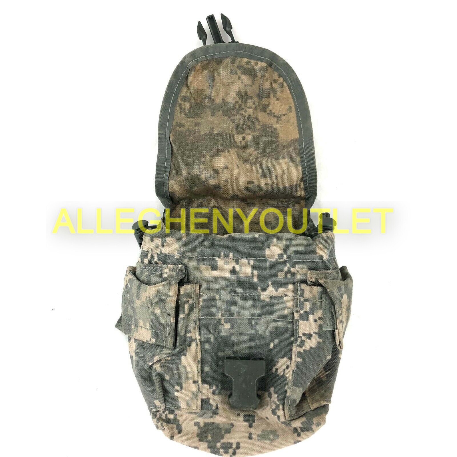 5 Pack MOLLE II 1 QT Canteen Cover / General Purpose Pouch ACU VGC