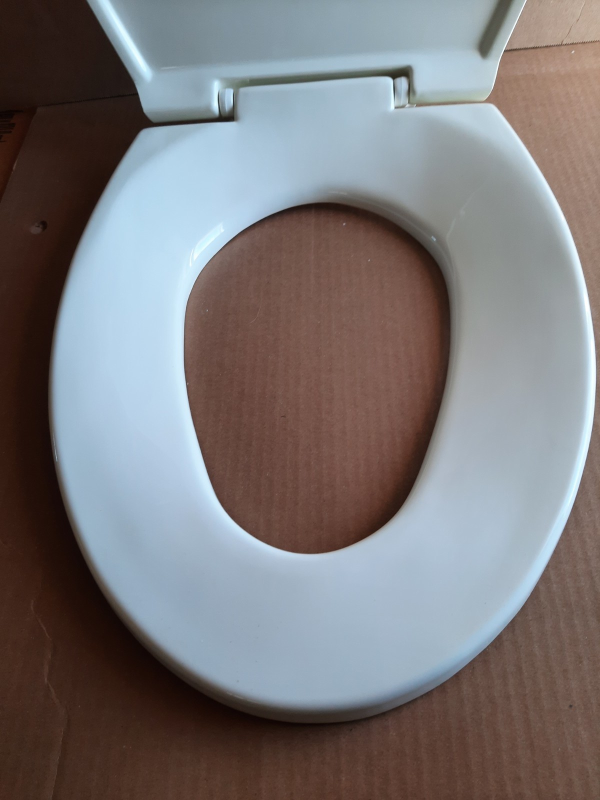 Toilet Seat American Standard Church Seat C-252 Elongated Bowl Off White