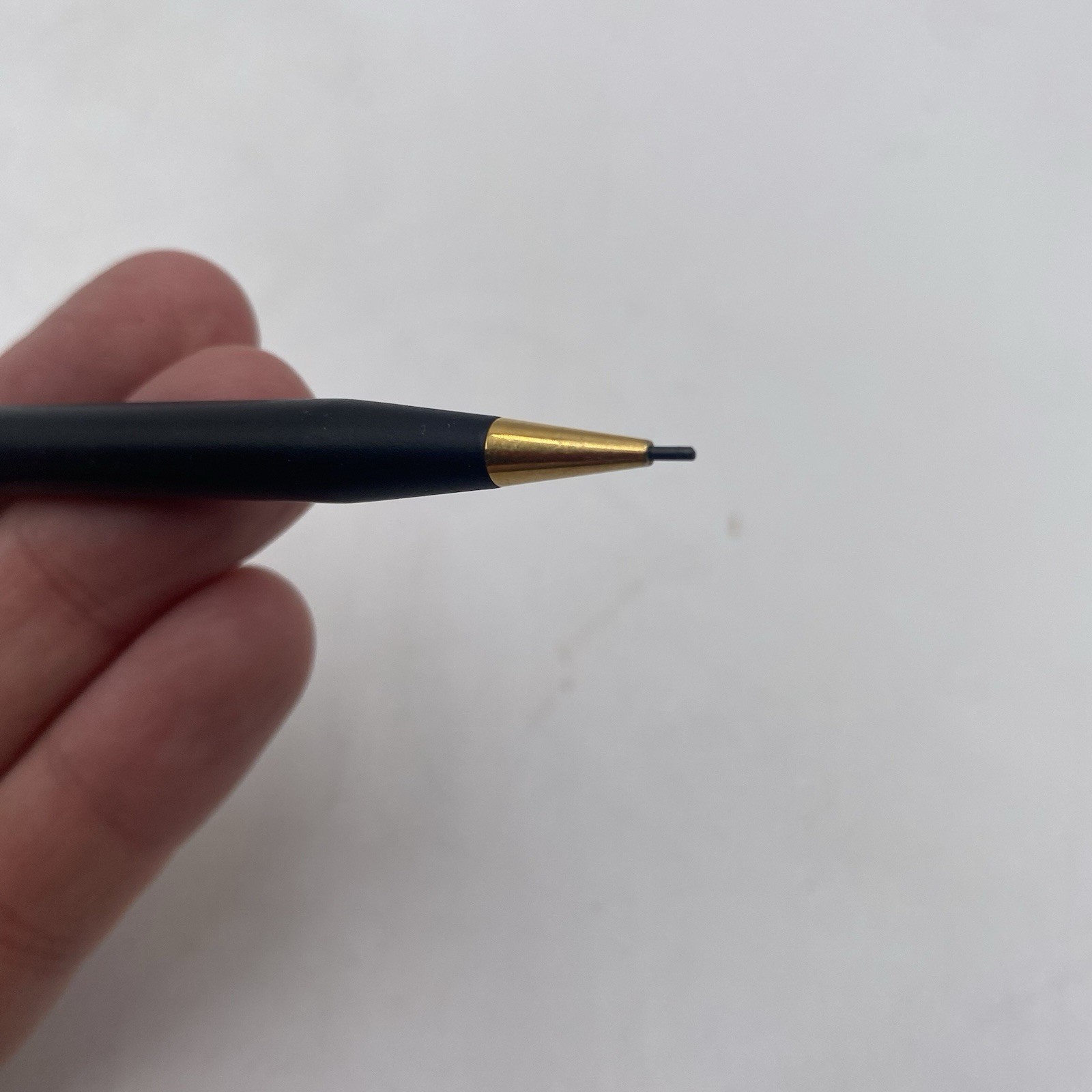 VTG Cross Classic Century Lead Pencil Matte Black 23K Gold Trim VGC