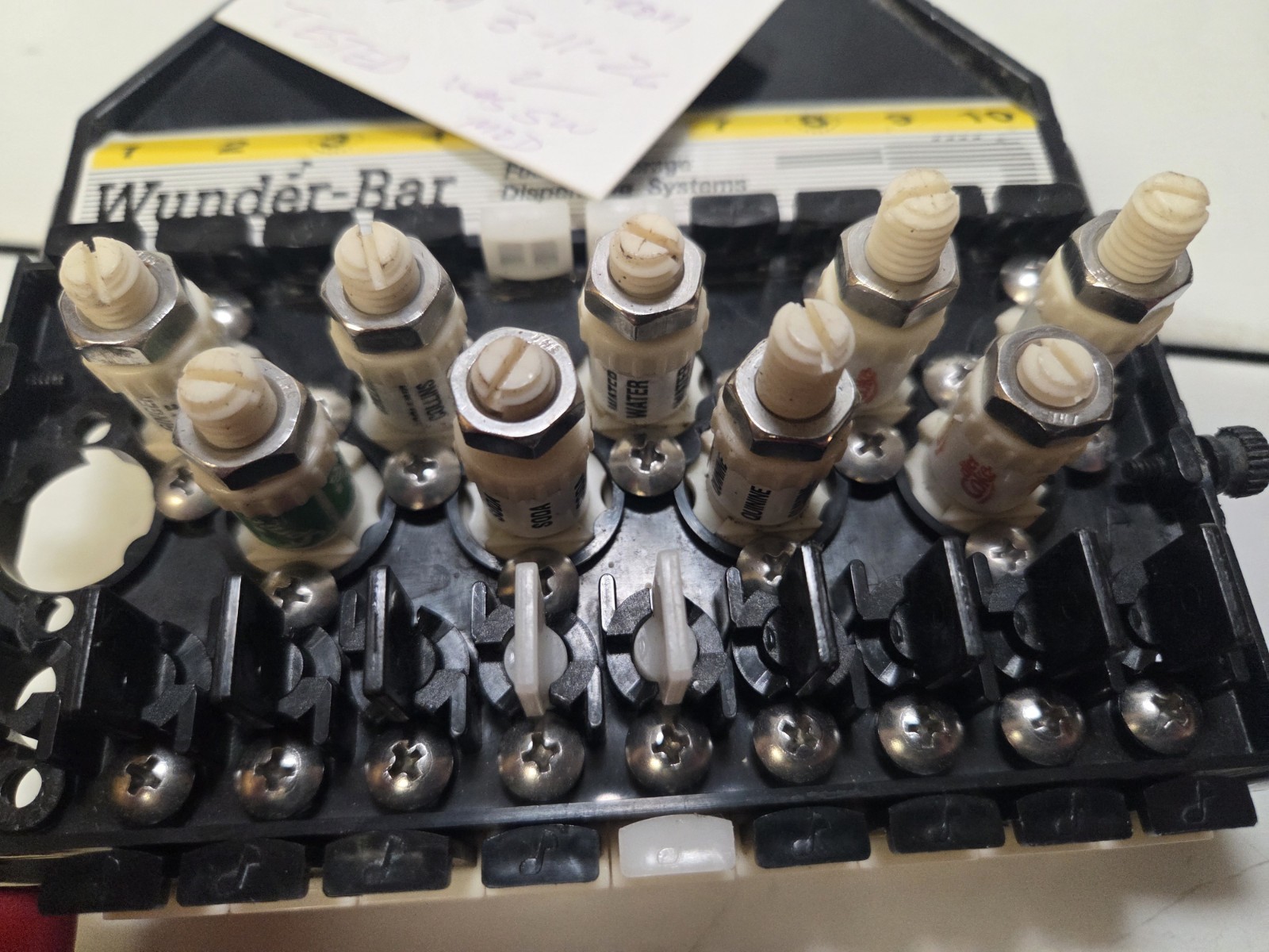 Coca-Cola Wunder-Bar M-4 10 Button Soda Bar Gun complete + extras TESTED!