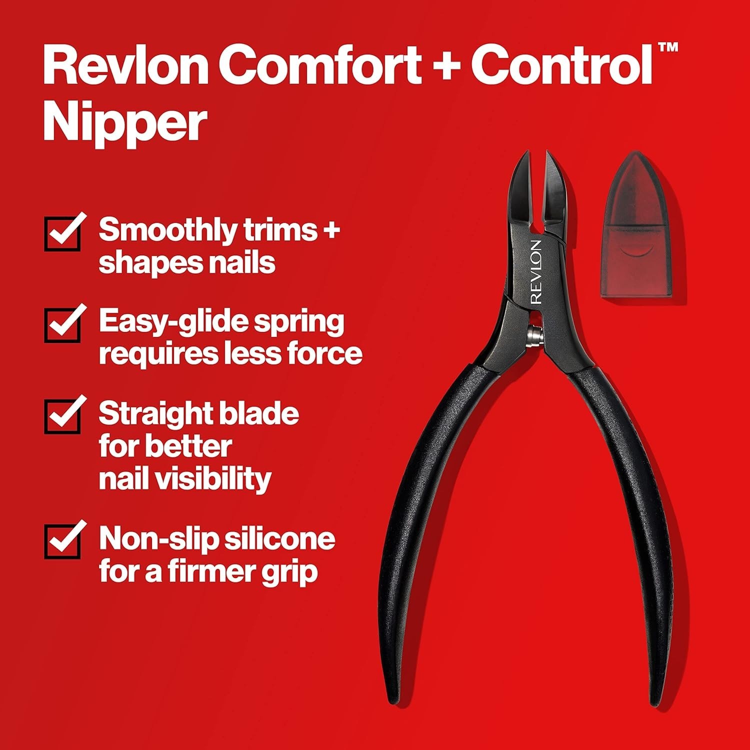 2 PK - Revlon Comfort Control Nail Nipper & Lash Curler Set