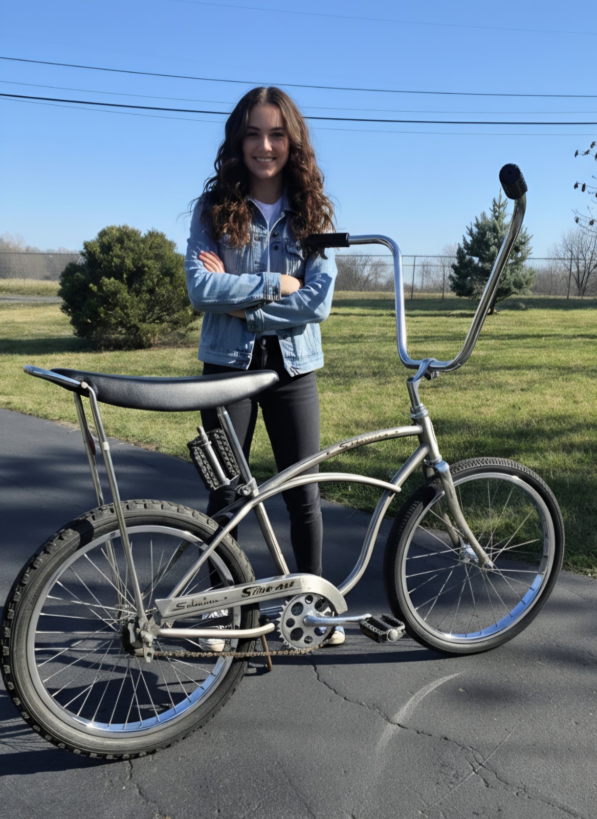 1963 1/2 SCHWINN STING-RAY Complete First Year Model S2 s7 Center Solo Persons