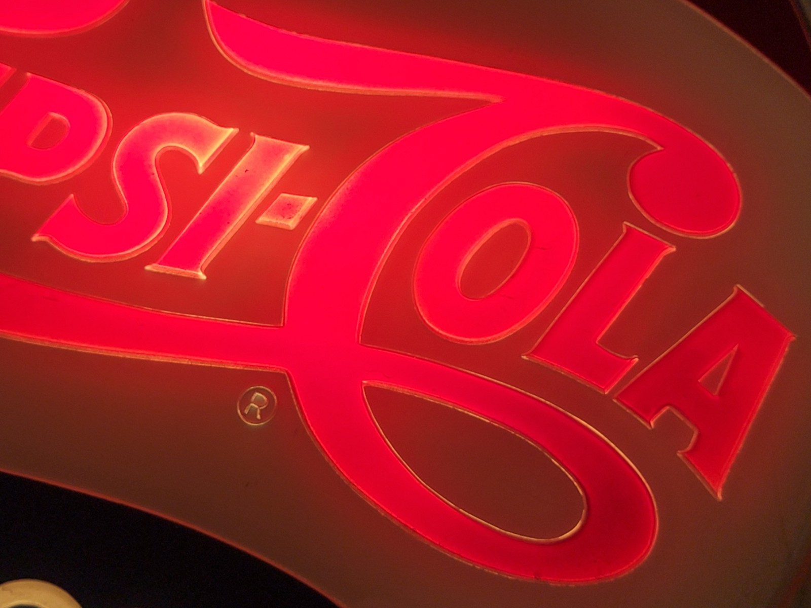 Lighted Sign Drink Pepsi Cola Ice Cold Cap Advertising Store Display Working