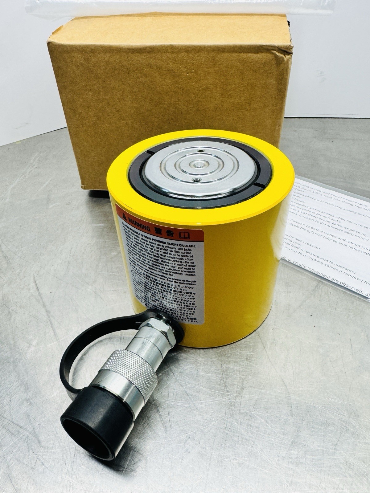 RokSolid RS-RCS502 Premium Equivalent Enerpac RCS502 50 Ton Low Height Cylinder