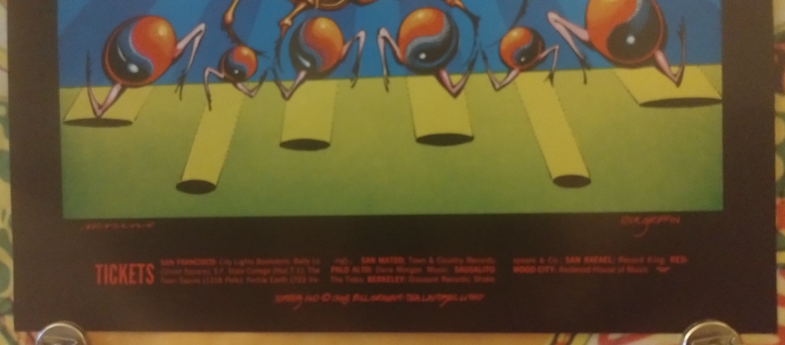 Jimi HendriX BuDDY MiLeS BG140-2 BiLL Graham FiLLmore WinterLand 1968 PoSter