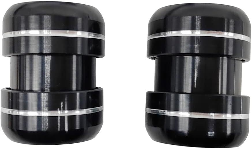 2PCS ATV Black Exhaust Pipe Clamps Clamp for Yamaha Banshee 350 YFZ350 1987-2006