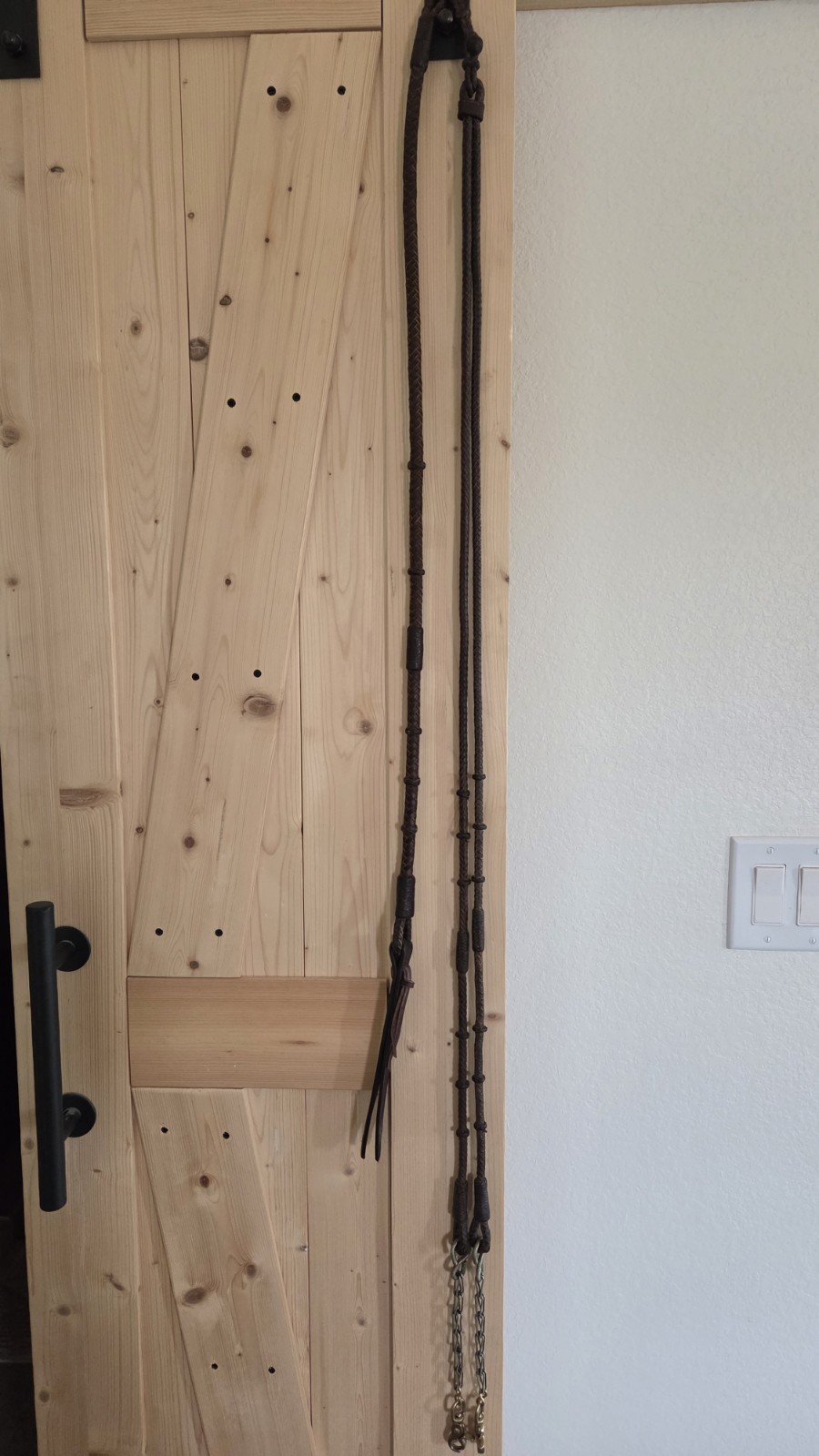 BEAUTIFUL Vtg Hand Braided KANGAROO Romel Rommel Romal Reins - AMERICAN MADE