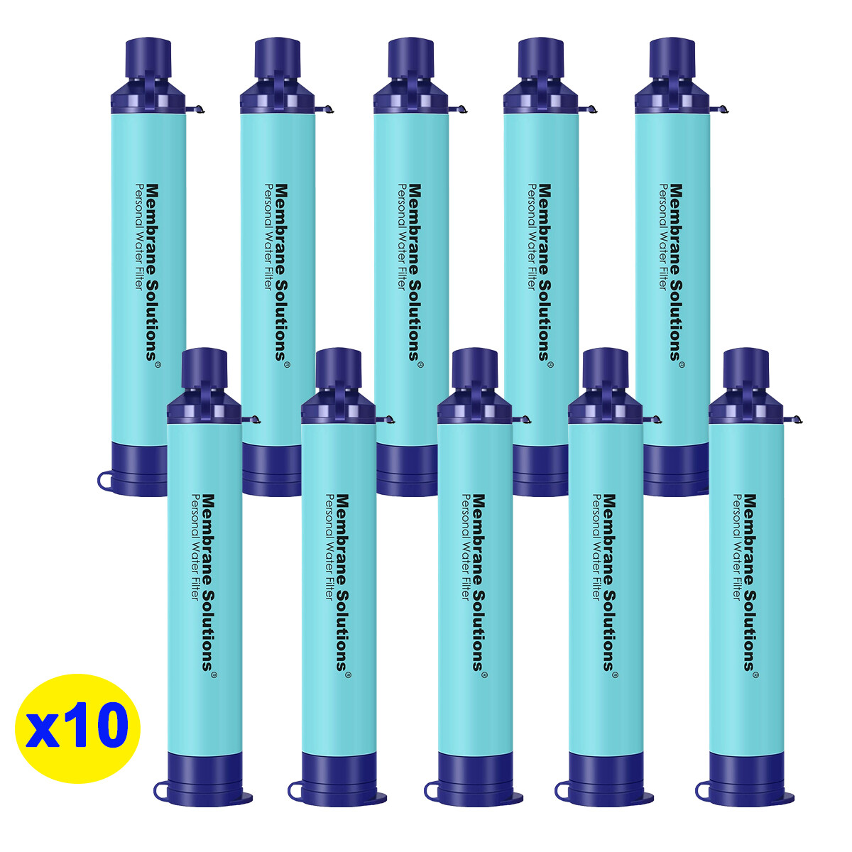 Water Filter Straw Portable Personal Water Filtration for Survival Emergency1-10