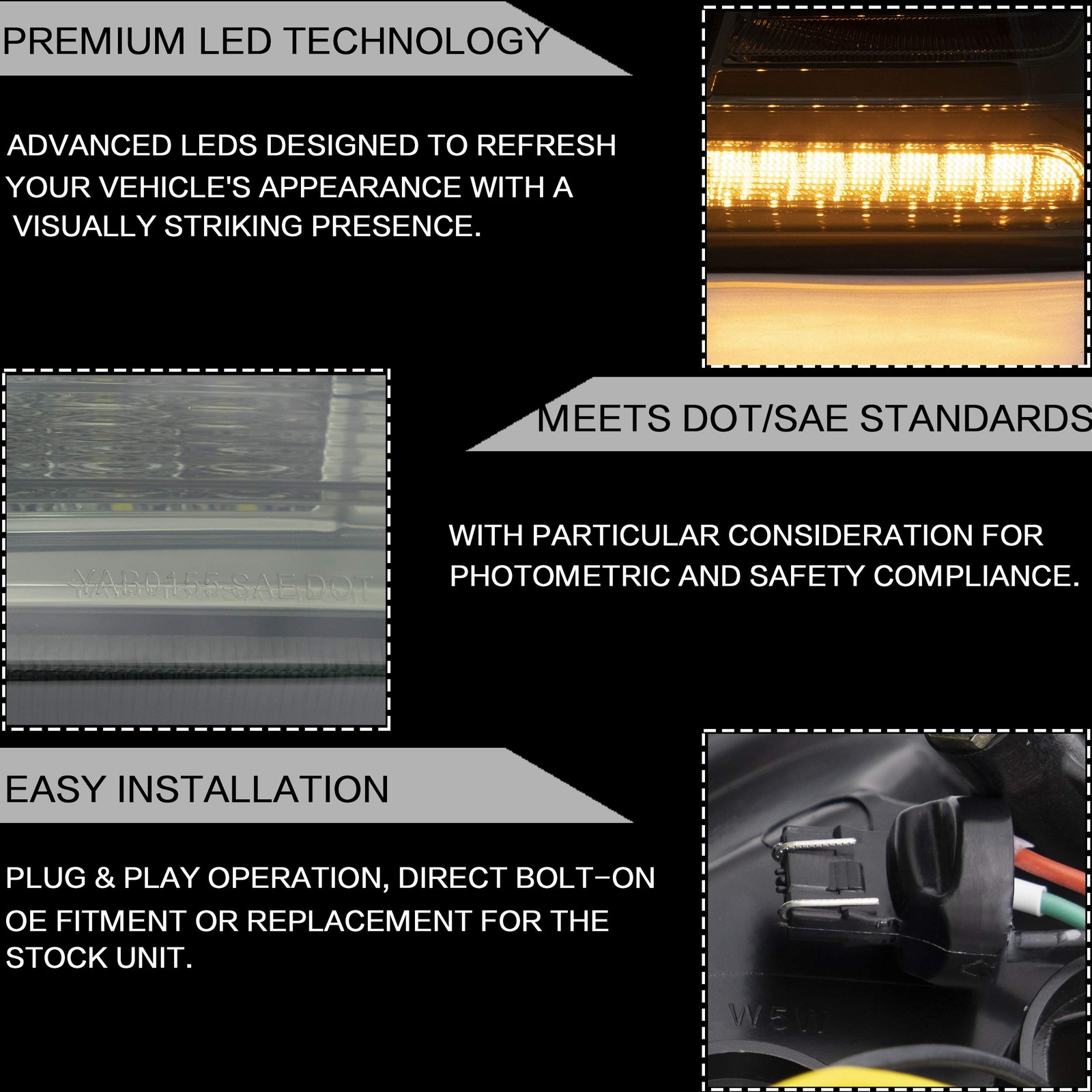 Tail lights Assembly for Mitsubishi Lancer & EVO X 2008-2021