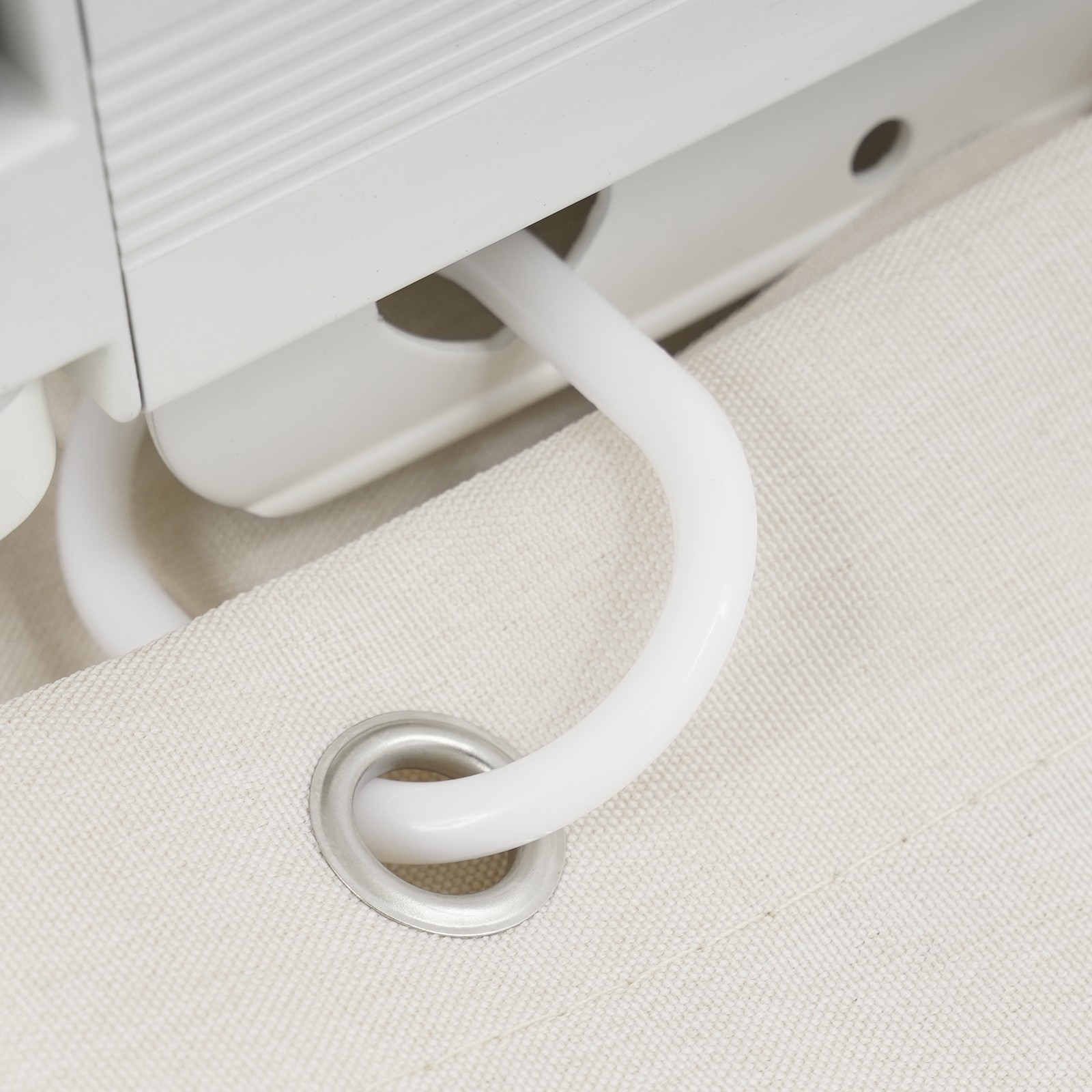 Bathroom Shower Curtain Folding Shower Curtain Rod Wall Mounted 110.23 lbs Load