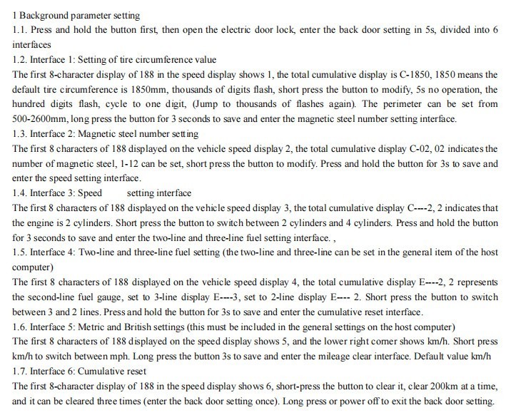 LCD Digital Motorcycle Odometer Speedometer Tachometer KM/H MPH Gauge Universal