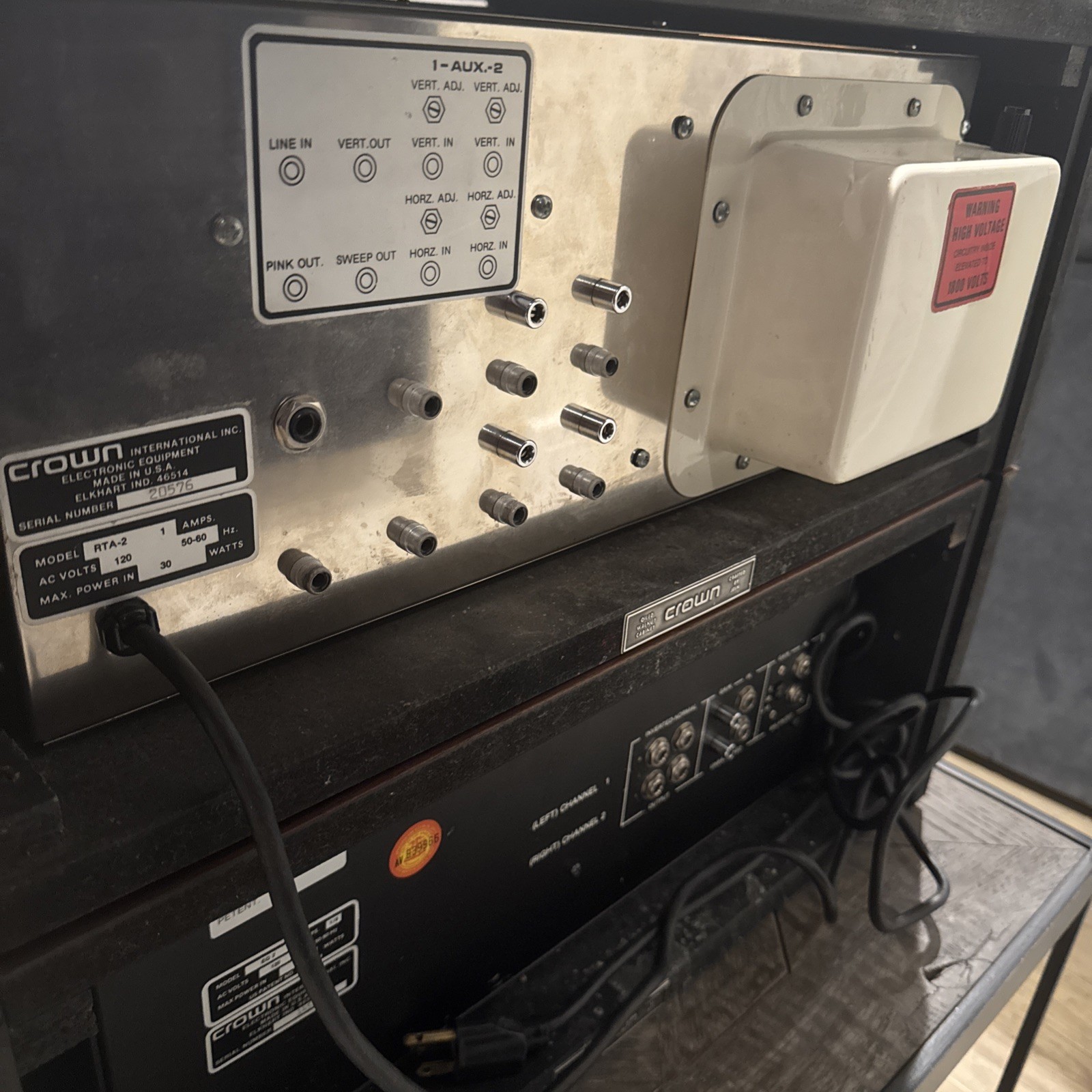 CROWN RTA-2 Scope Rack Mount EXCELLENT Condition