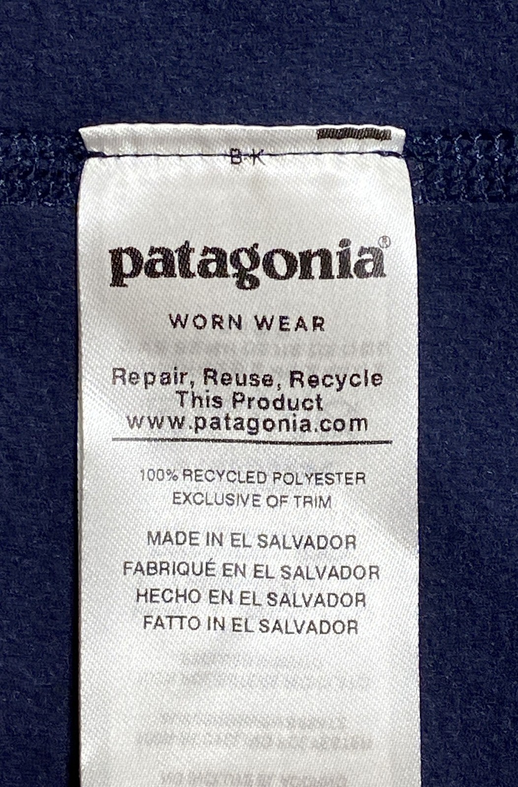 Patagonia Men's Micro D Fleece 1/4 Zip Pullover InfoArmor Logo Navy NWT Size M