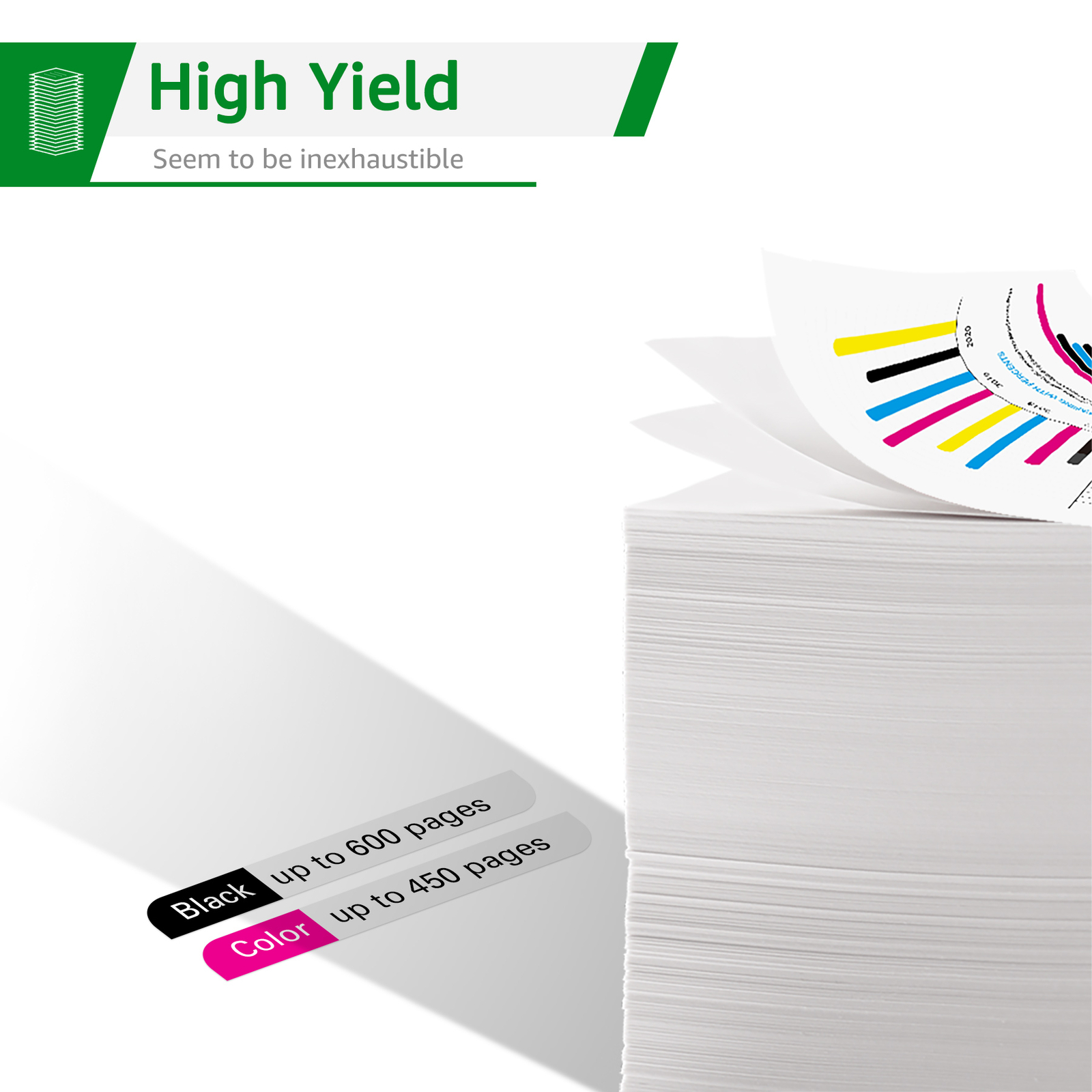 67XL Ink Cartridge for HP 67 XL Deskjet 2755 4155 2720e Envy 6010 6055 6020e