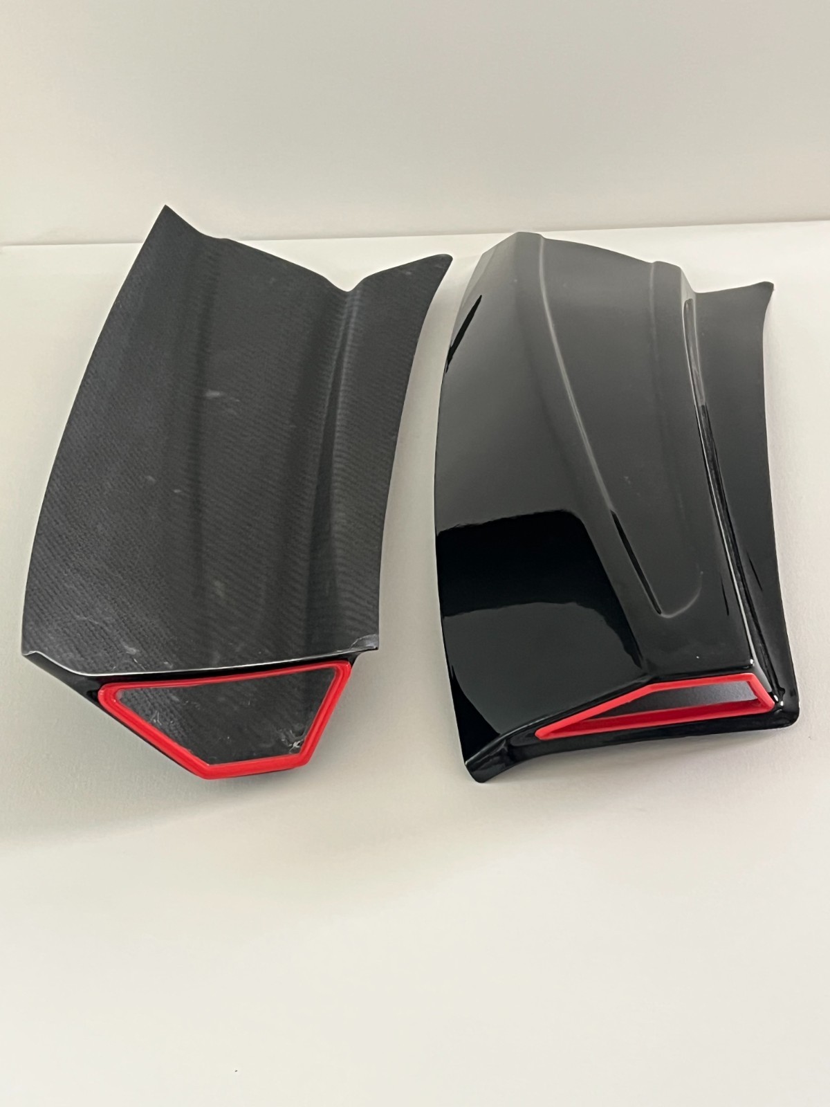Mercury V8 Carbon Fiber Air Scoops 300R, 450R, and 500R custom with larger intak