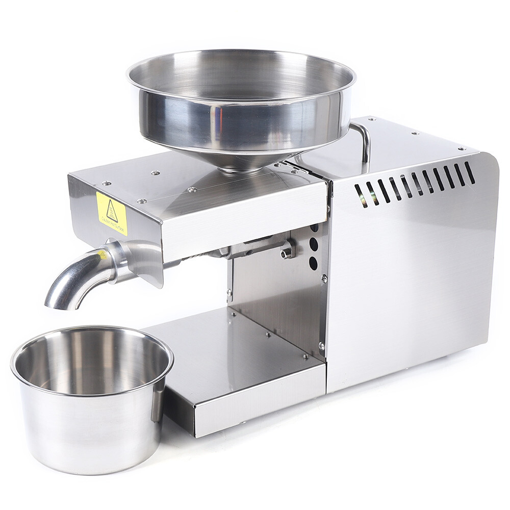 Oil Press Machine Automatic Oil Extractor Hot Cold Oil Presser Stainless Steel