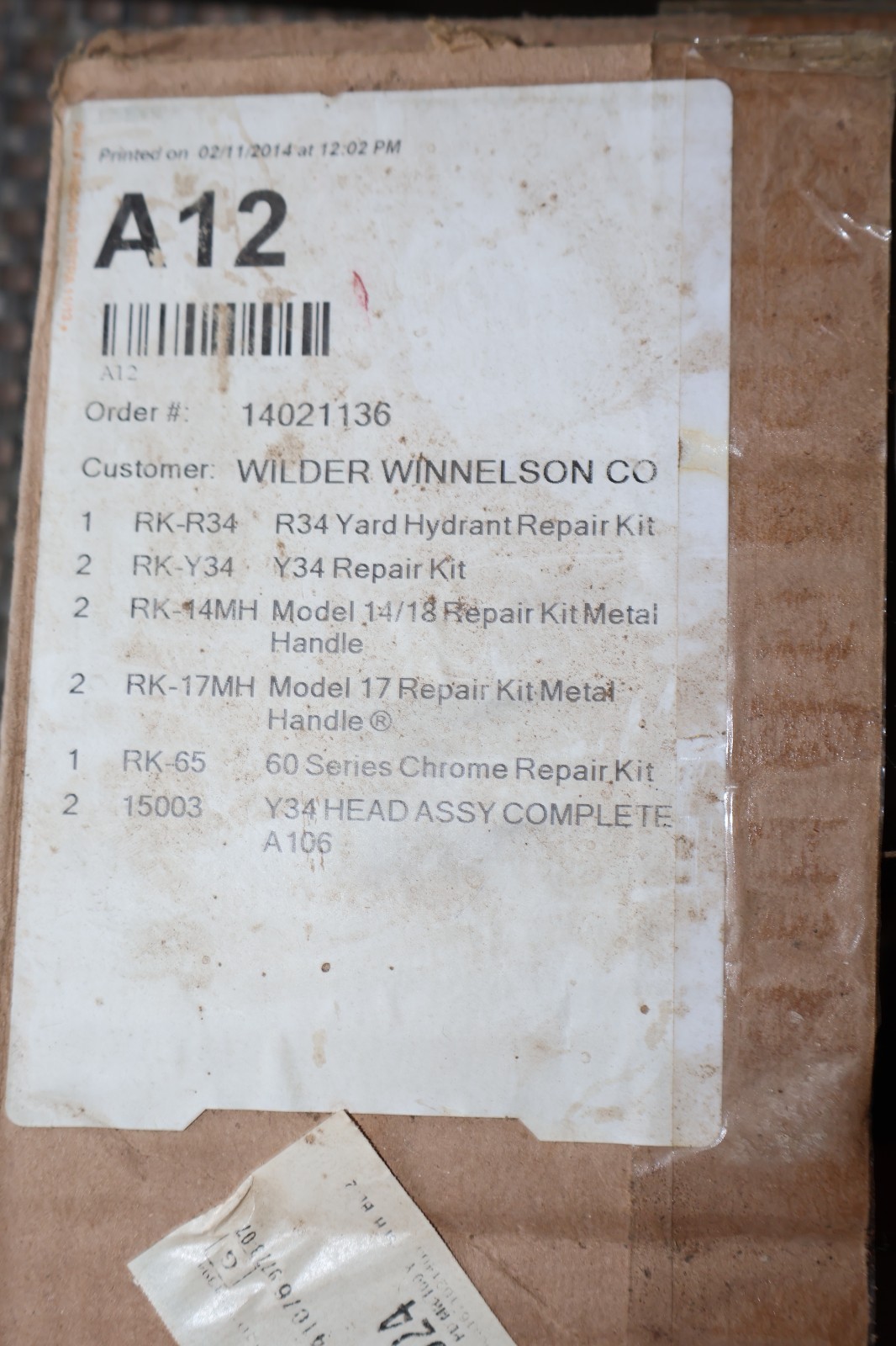Woodford Iowa 15003 Head Assembly for Y34 Freezeless Yard Hydrant, New A106