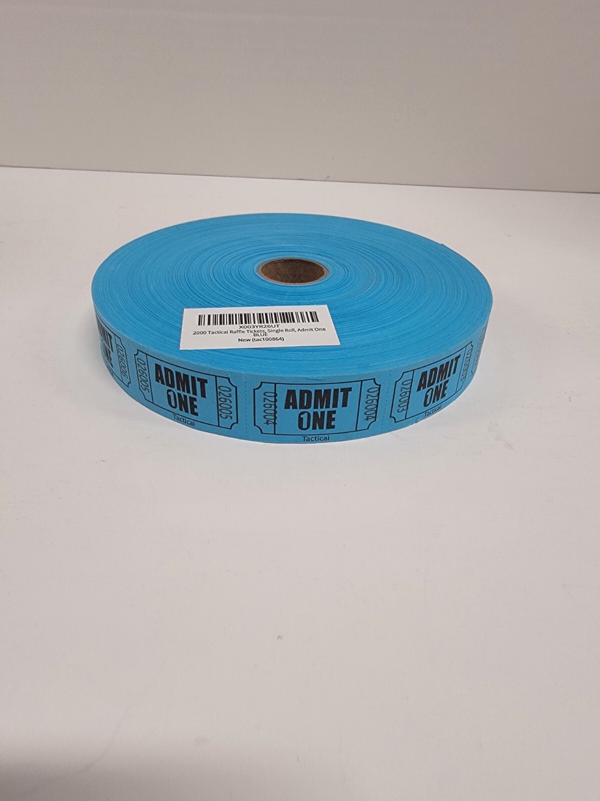 1 Roll 2,000 BLUE Admit One Tickets Carnival Fun Fair Festival Raffle Entrance