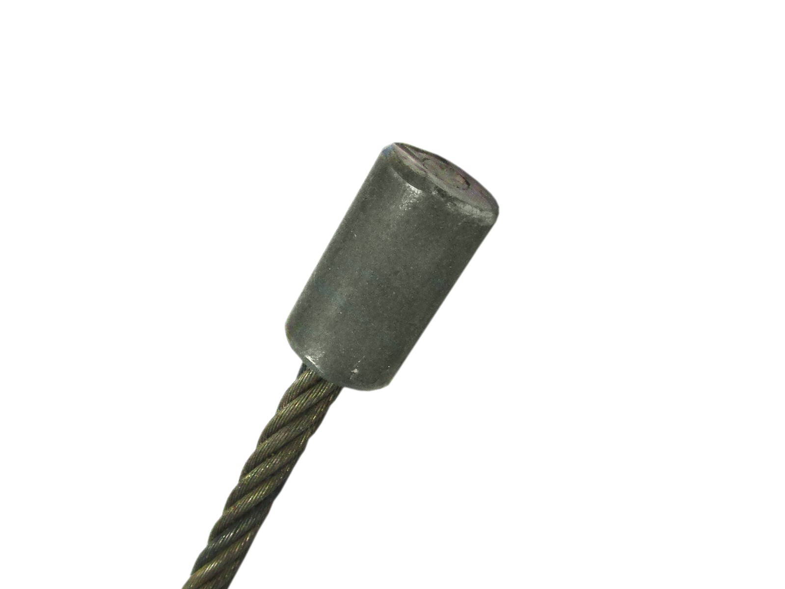 Premium 7/8" x 80 Wire Rope Roll Off Cable with Durable Button Stop - Heavy-Duty