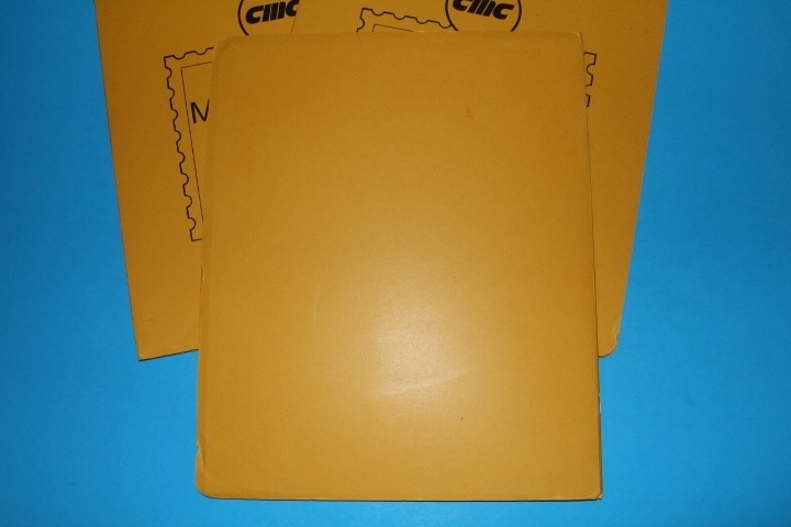 CMC Mint Sheet File Capacity 16 pgs 3 pocket 11.5" x 9.5" BlueLakeStamps CLEAN