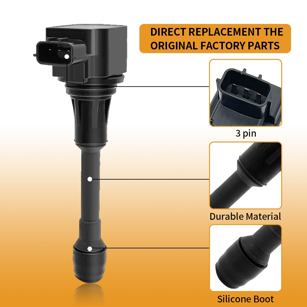 6X Ignition Coil & 6X Iridium Spark Plug for Nissan Murano Maxima V6 3.5L UF550