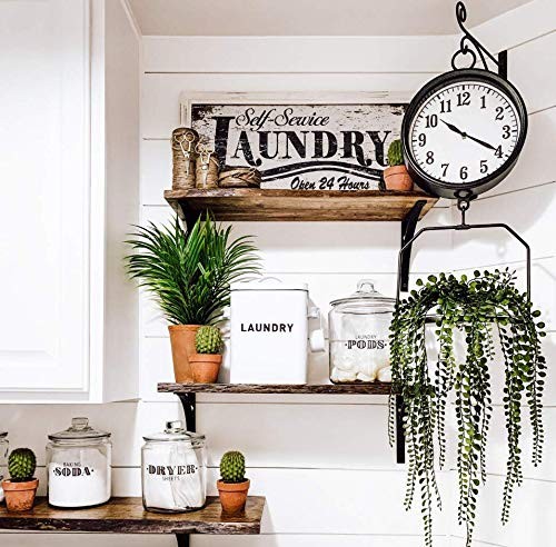 Claimed Corner Metal Laundry Storage Canister White Kitchen Organizer (