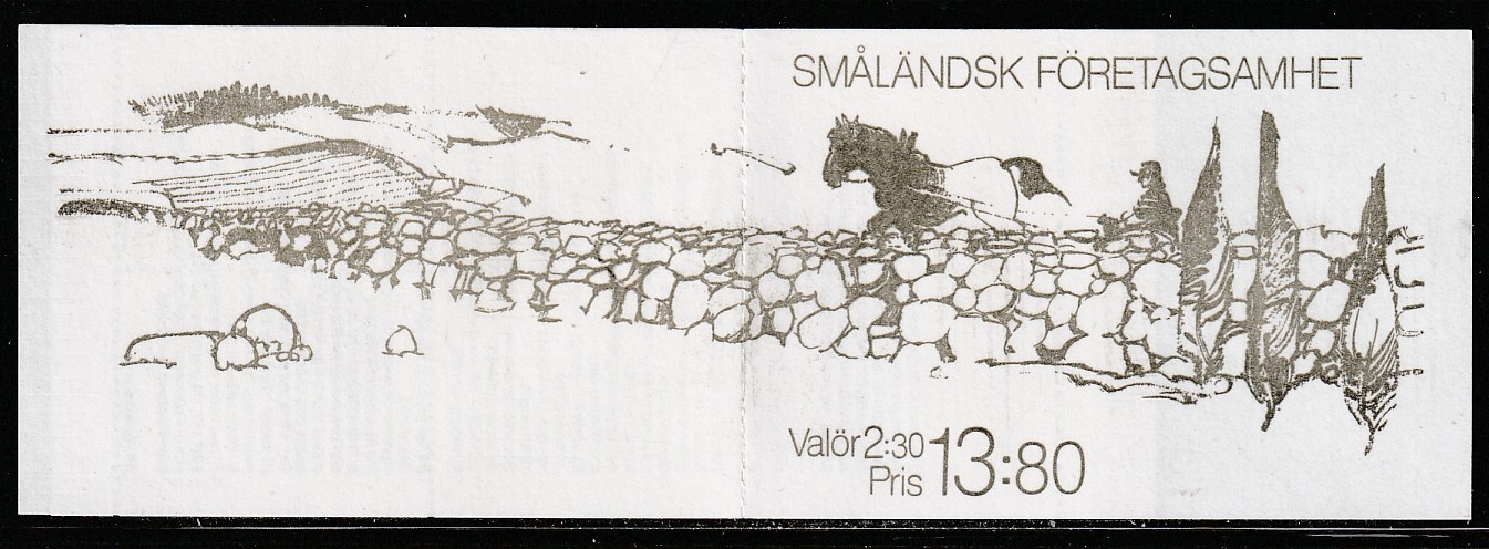 Sweden 1989 Sc # 1760a Complete Booklet MNH