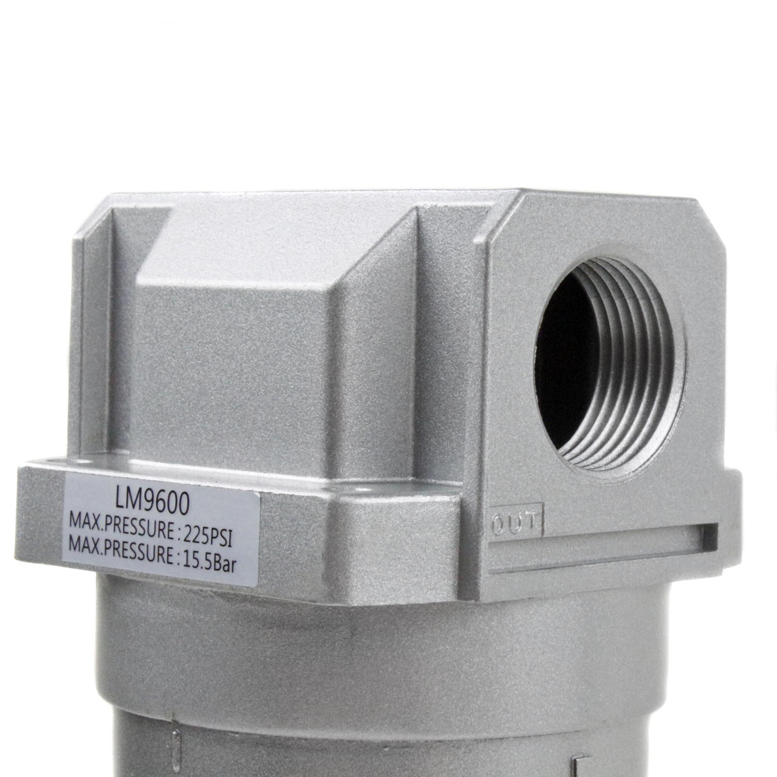 1" Compressed Air In Line Filter Desiccant Dryer Moisture Water Separator