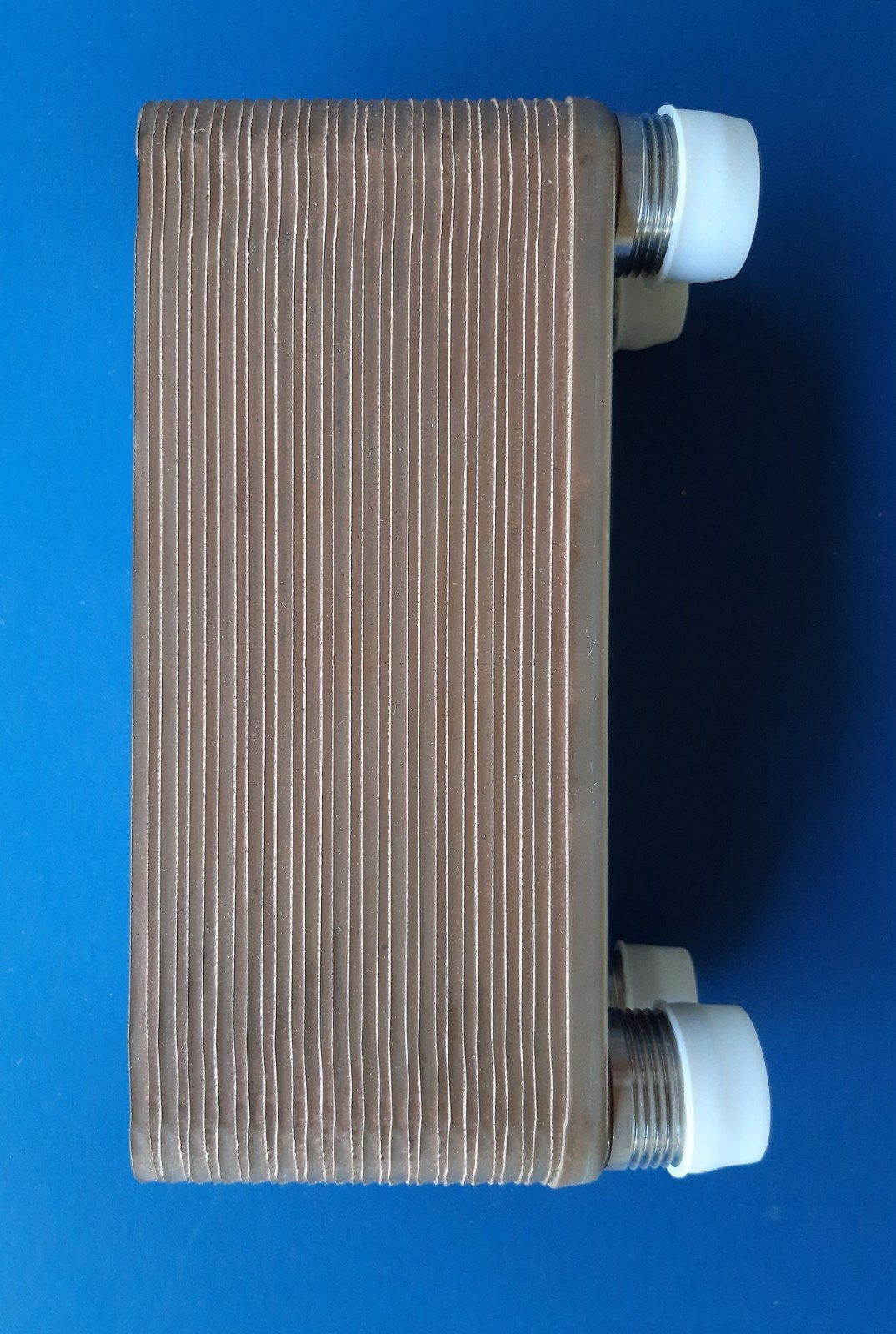 Danfoss UL Listed Stainless Steel Plate Heat Exchanger 30 Plate 3"x8" 3/4" Male