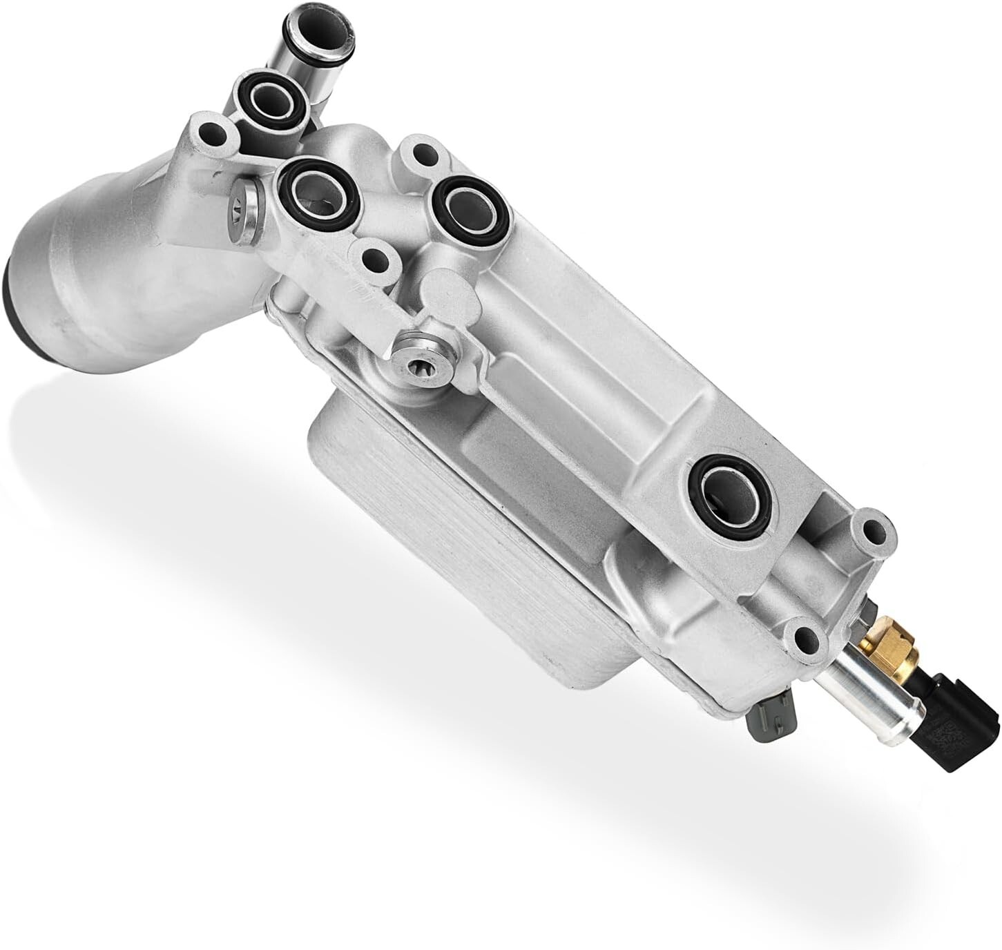 Aluminum Engine Oil Cooler Filter Housing For 2011-16 Dodge Jeep Chrysler Ram