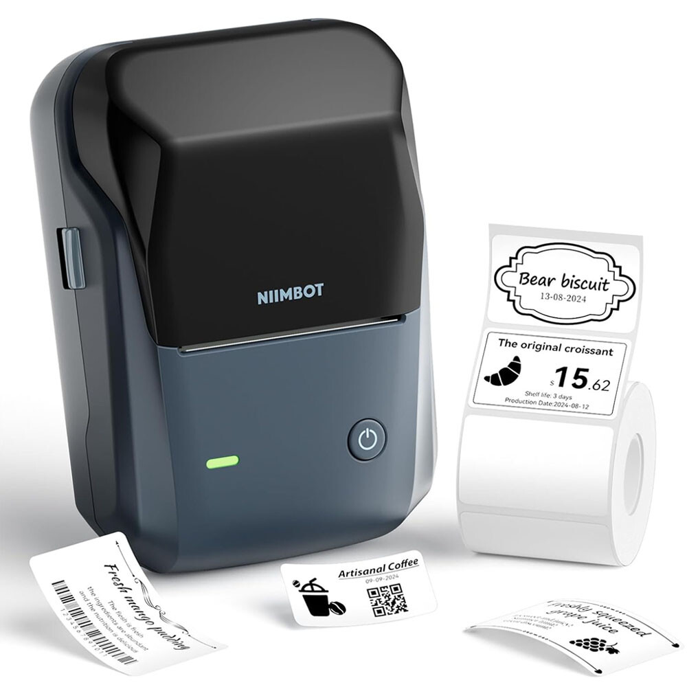 NIIMBOT B1 Label Maker Machine with Tape Portable Bluetooth Thermal Printer