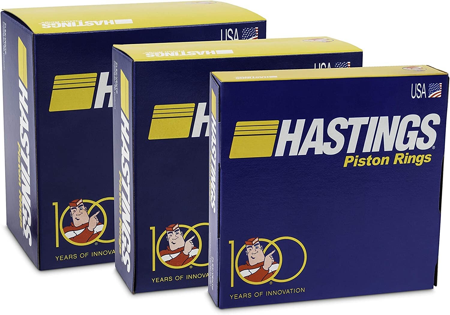 Hastings Moly Piston Rings Set Chevy SBC 327 350 383 5/64 5/64 3/16. Select size