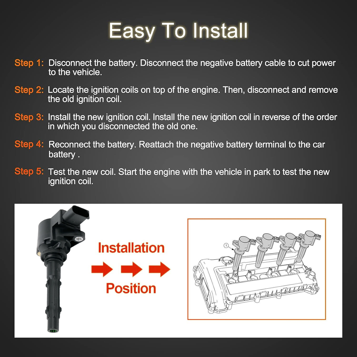 6X OEM Ignition Coil+Iridium Spark plugs Pack For Mercedes-Benz C300 E350 UF535