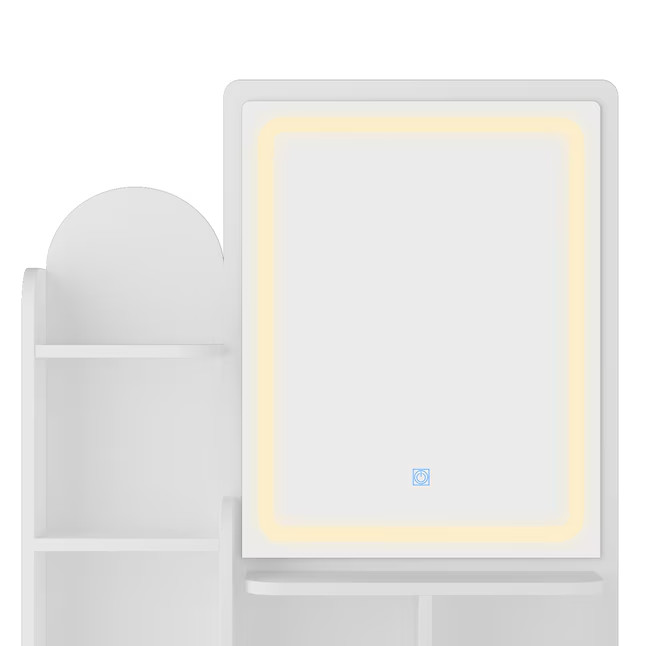 FUFU&GAGA 31.5-in White Makeup Vanity